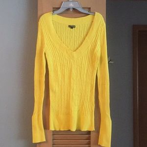 Bright Yellow Sweater, worn Once!